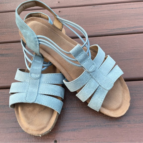 Earth Origins Light Blue Sandals - Picture 2 of 9